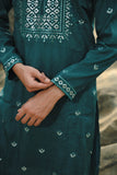 Sea Green Silk Festive Kurta Set