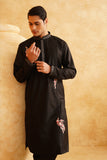 Black Festive Kurta Set