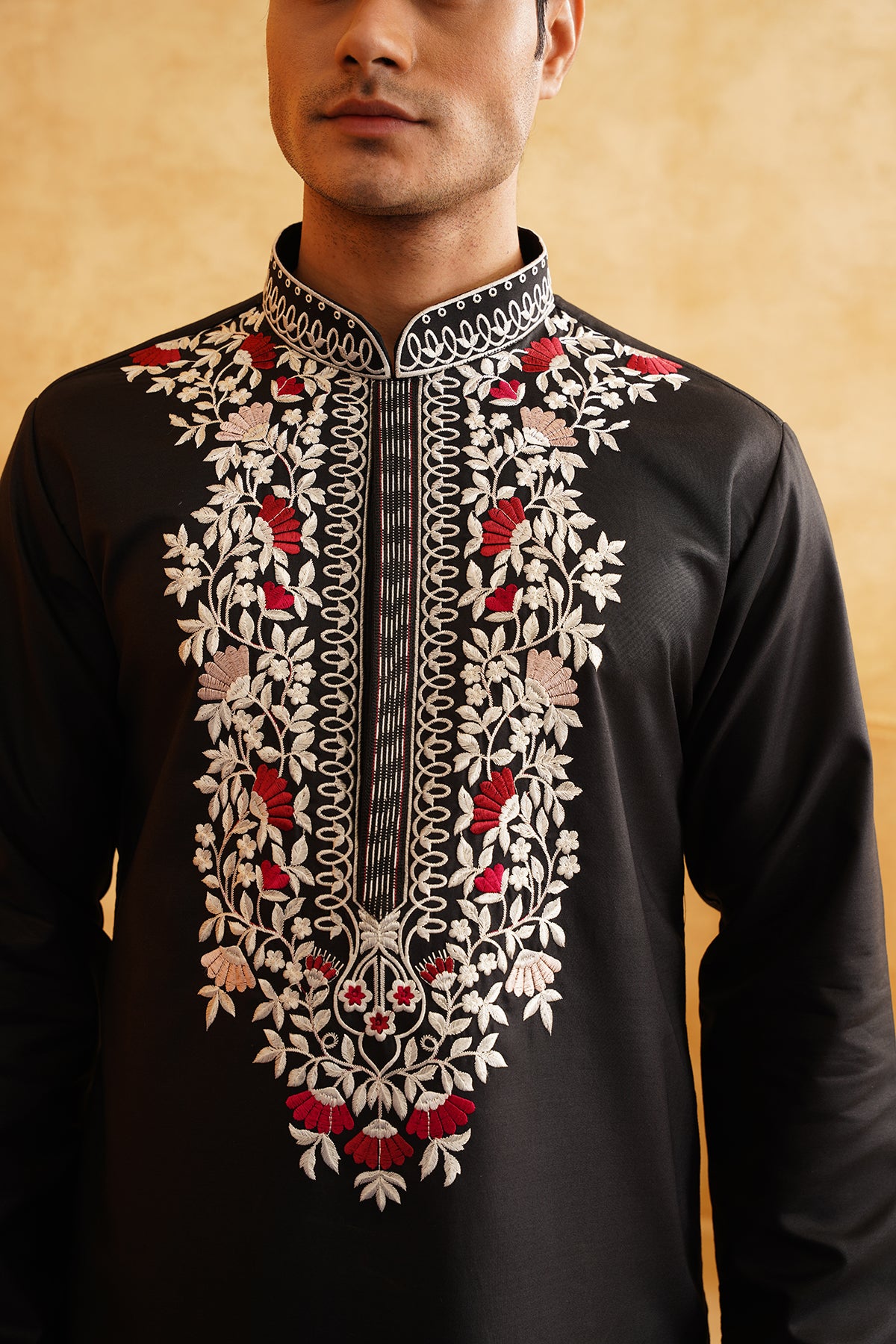 Black Ethnic Kurta Set