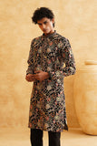 Black Ethnic Festive Wear Kurta Set