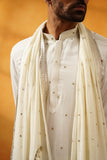 Off White Kurta Set with Dupatta