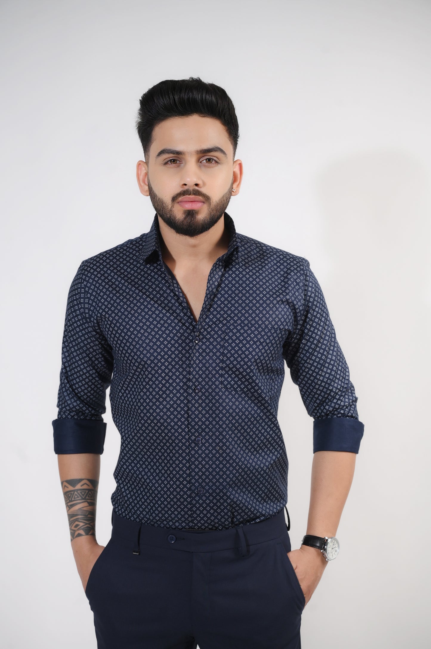 VECTOR DIAMOND PRINT SHIRT