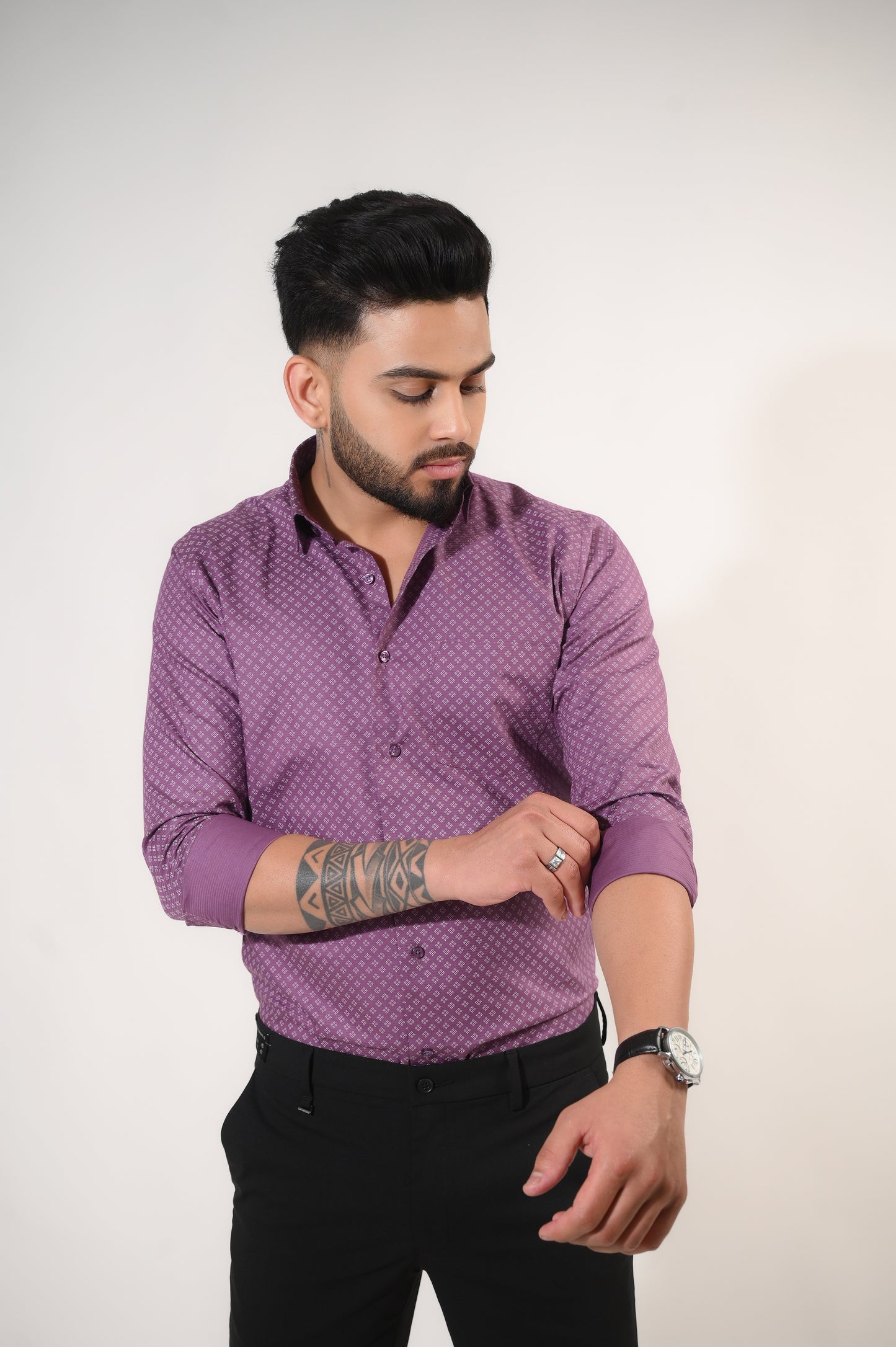 VECTOR DIAMOND PRINT SHIRT