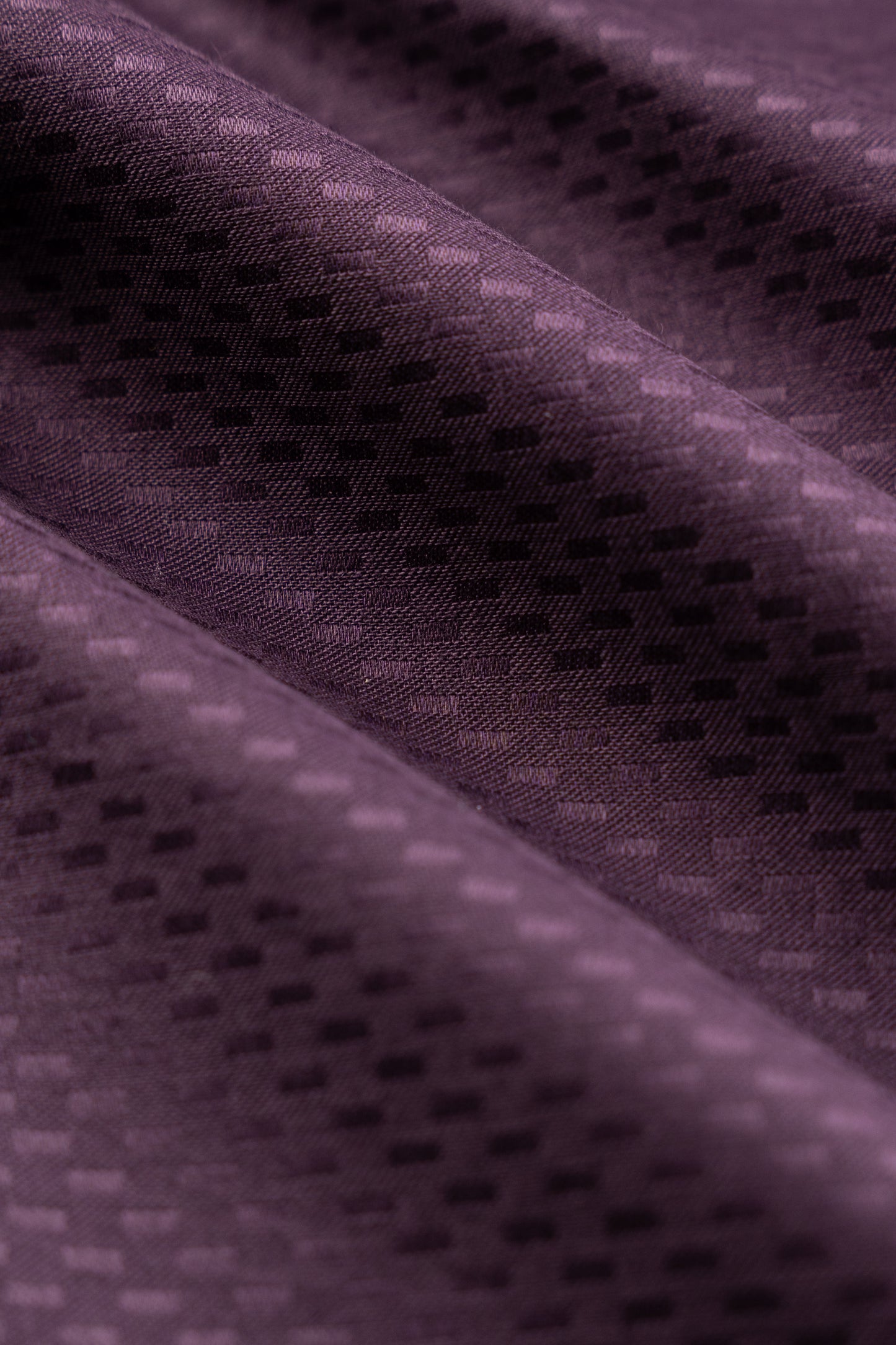 Men’s Wine Dobby Textured Satin Slim Fit Shirt