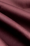 Men’s Maroon Lycra Satin Slim Fit Shirt