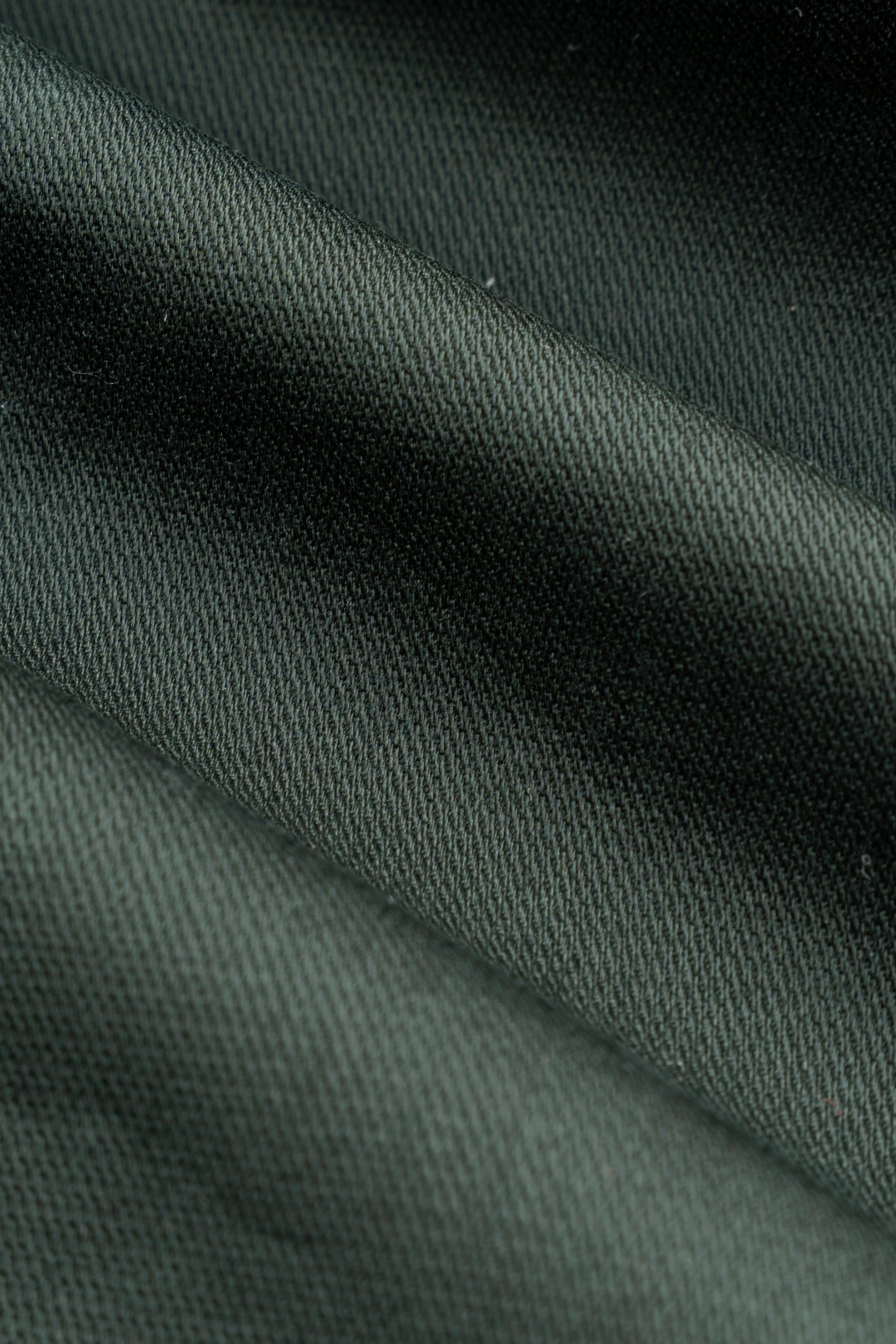 Men’s Deep Forest Green Textured Cotton Slim Fit Shirt