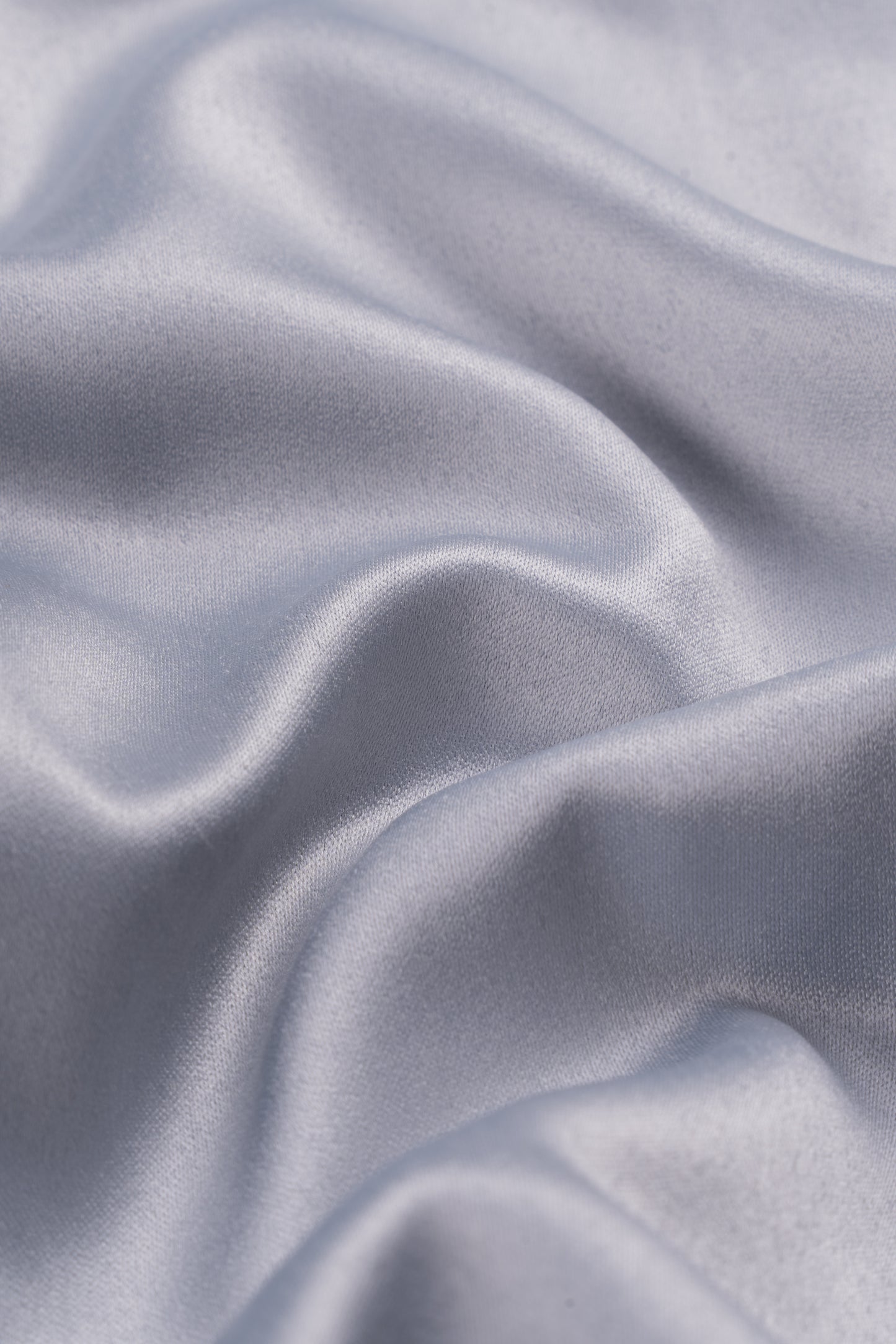 Men’s Steel Grey Shining Satin Slim Fit Shirt