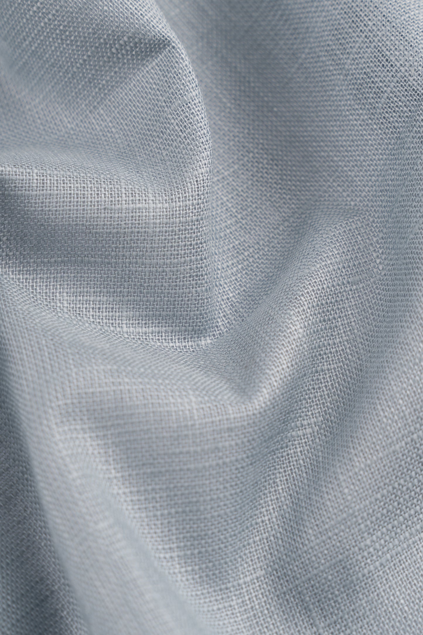 Men’s Modern Grey Linen Blend Slim Fit Shirt