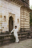 Classic Linen Blend Pathani Suit for Men