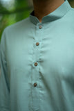 Men's Linen 5 Blend Short Kurta Set