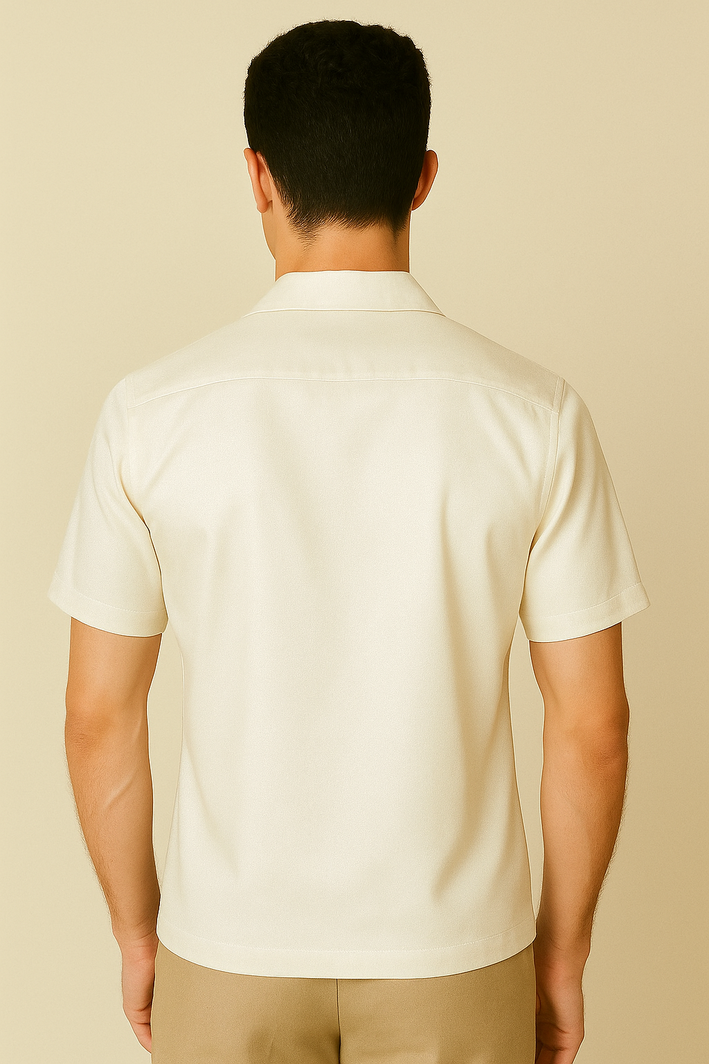 Regular Fit Cream Shirt