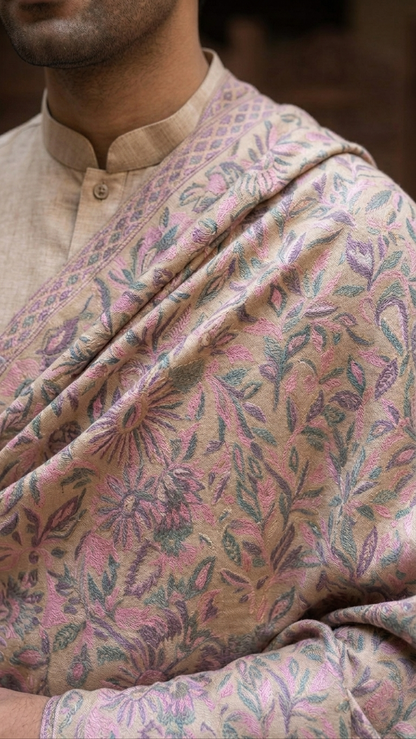 Multicolour Pashmina Jacquard Dupatta