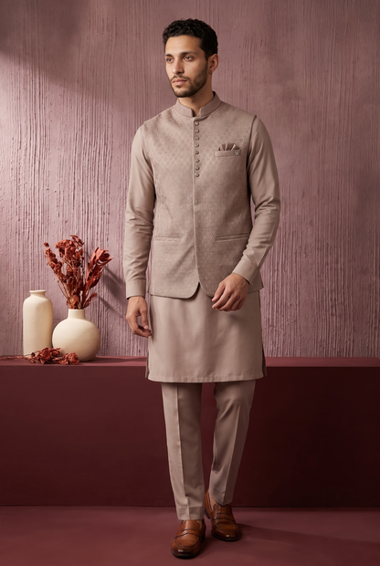 Heritage Jacquard Satin Bandi Jacket