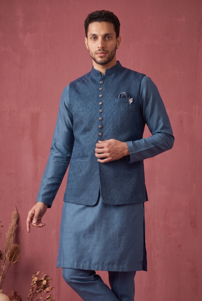 Heritage Jacquard Satin Bandi Jacket