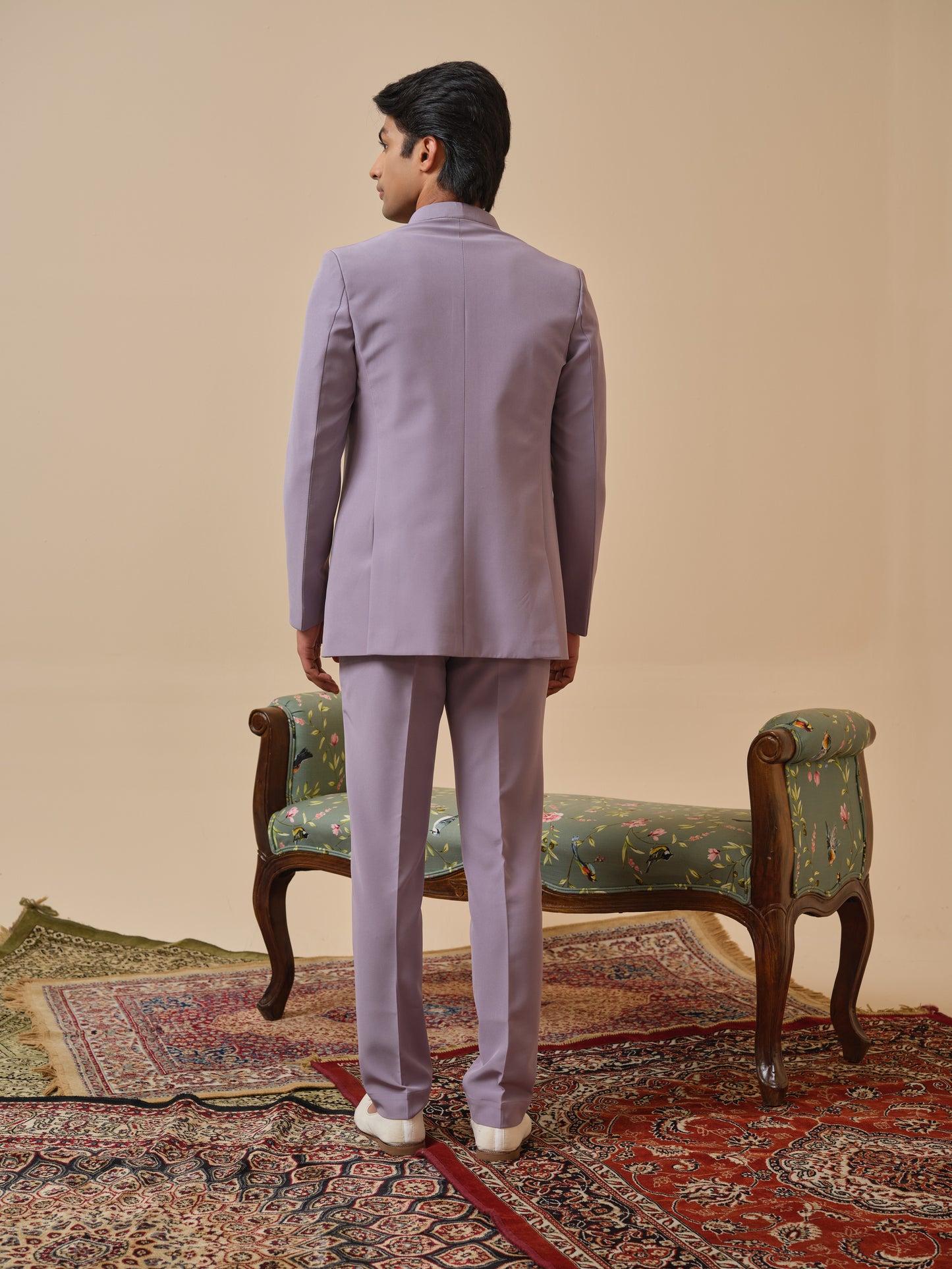 Japanese Lachhka Open Jodhpuri with Brooch & Hotfix Detailing