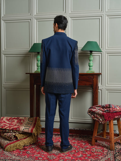 Premium Open Jodhpuri with Bead & Zari Embroidery