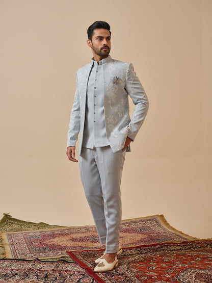 Premium Open Jodhpuri with Diamond Highlight Embroidery