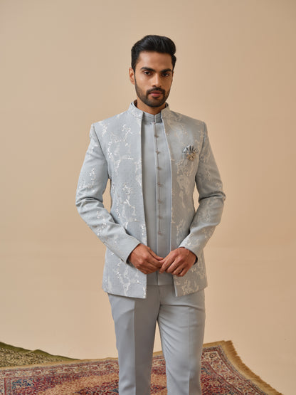 Premium Open Jodhpuri with Diamond Highlight Embroidery