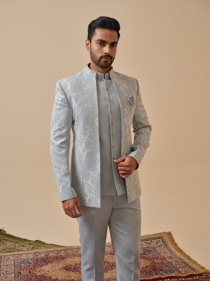 Premium Open Jodhpuri with Diamond Highlight Embroidery