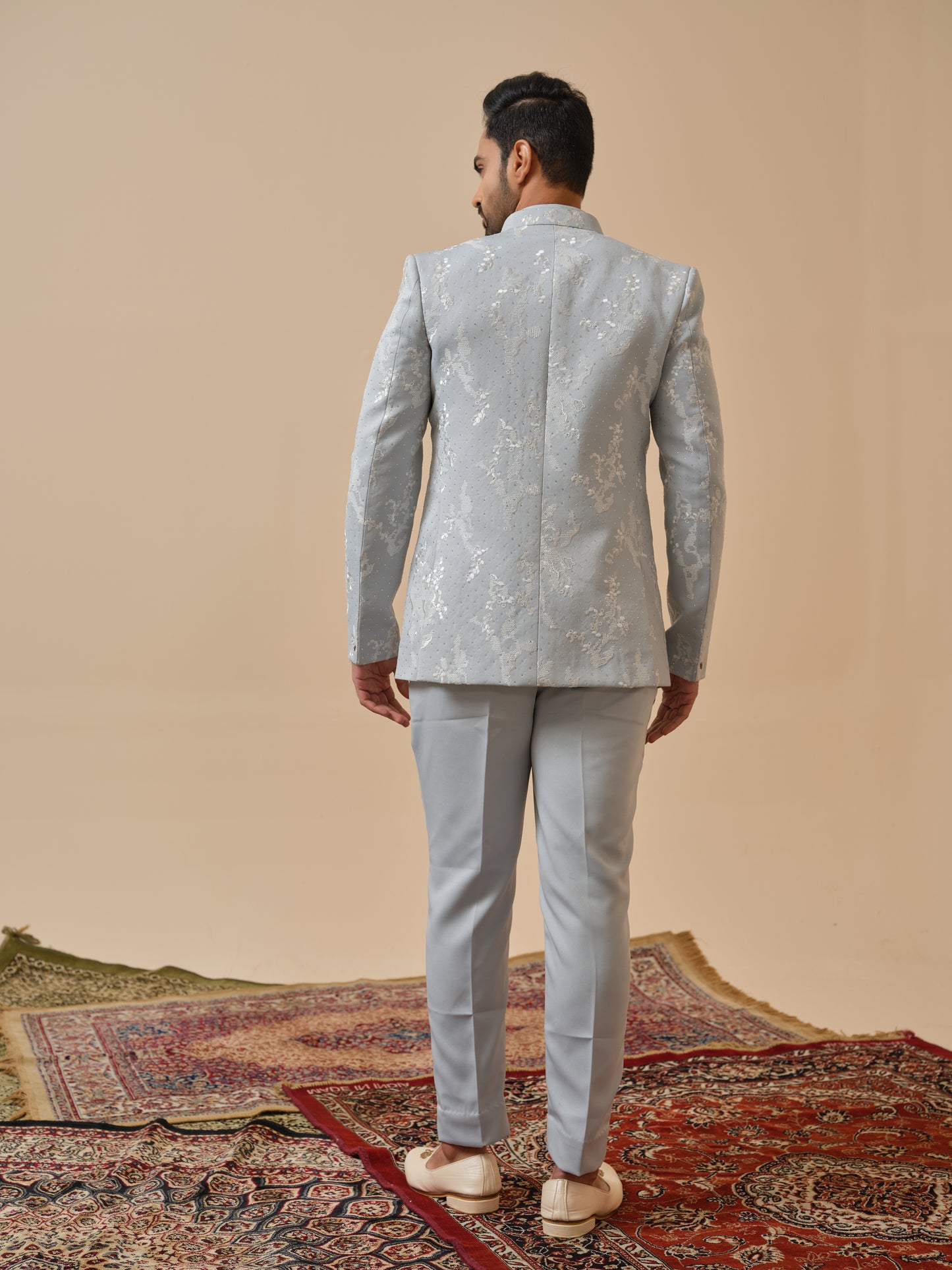 Premium Open Jodhpuri with Diamond Highlight Embroidery