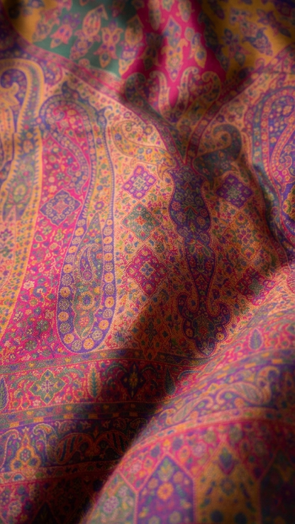 Pink Pashmina Jacquard Dupatta