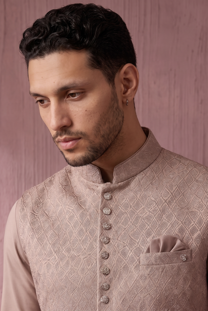 Heritage Jacquard Satin Bandi Jacket