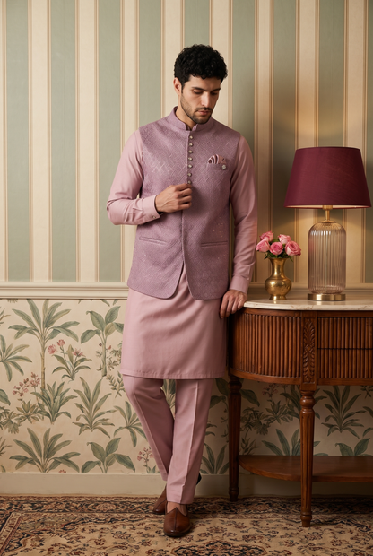 Heritage Jacquard Satin Bandi Jacket