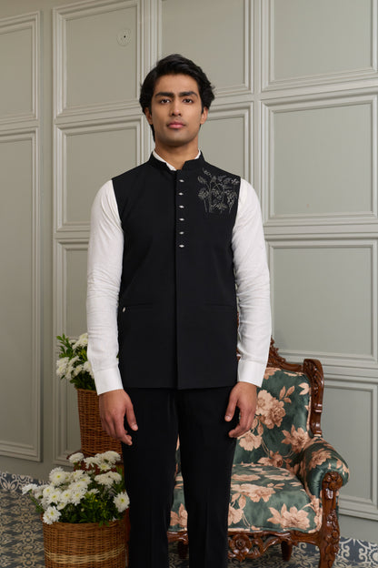 Modi Jacket with Hotfix Butta Detailing