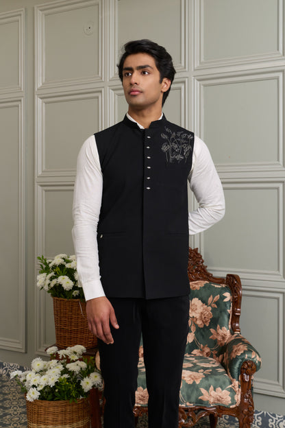 Modi Jacket with Hotfix Butta Detailing