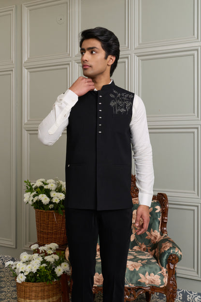 Modi Jacket with Hotfix Butta Detailing