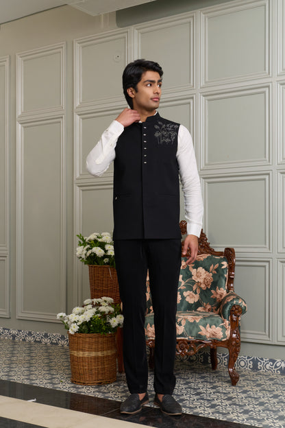 Modi Jacket with Hotfix Butta Detailing