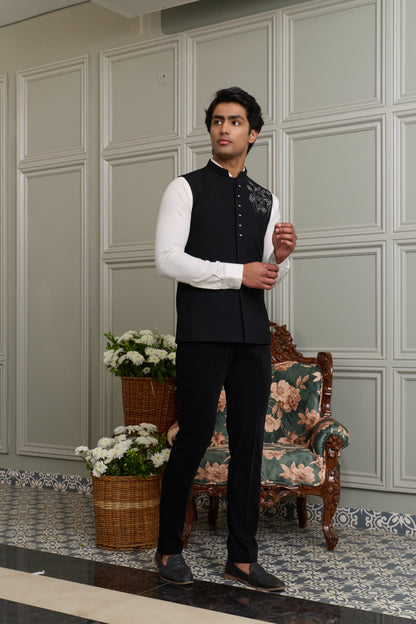 Modi Jacket with Hotfix Butta Detailing