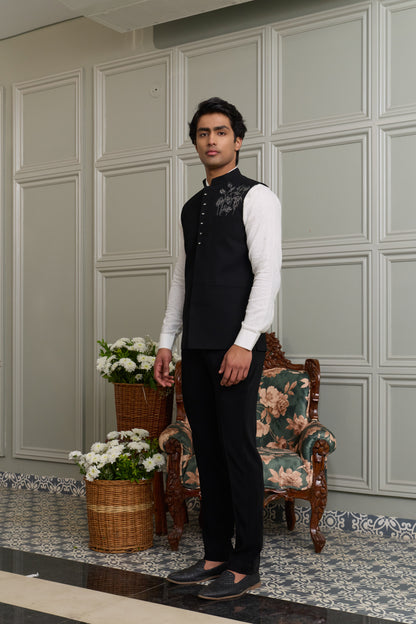 Modi Jacket with Hotfix Butta Detailing