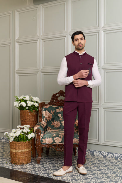 Japanese Lachhka Modi Jacket with Hotfix Butta Motif