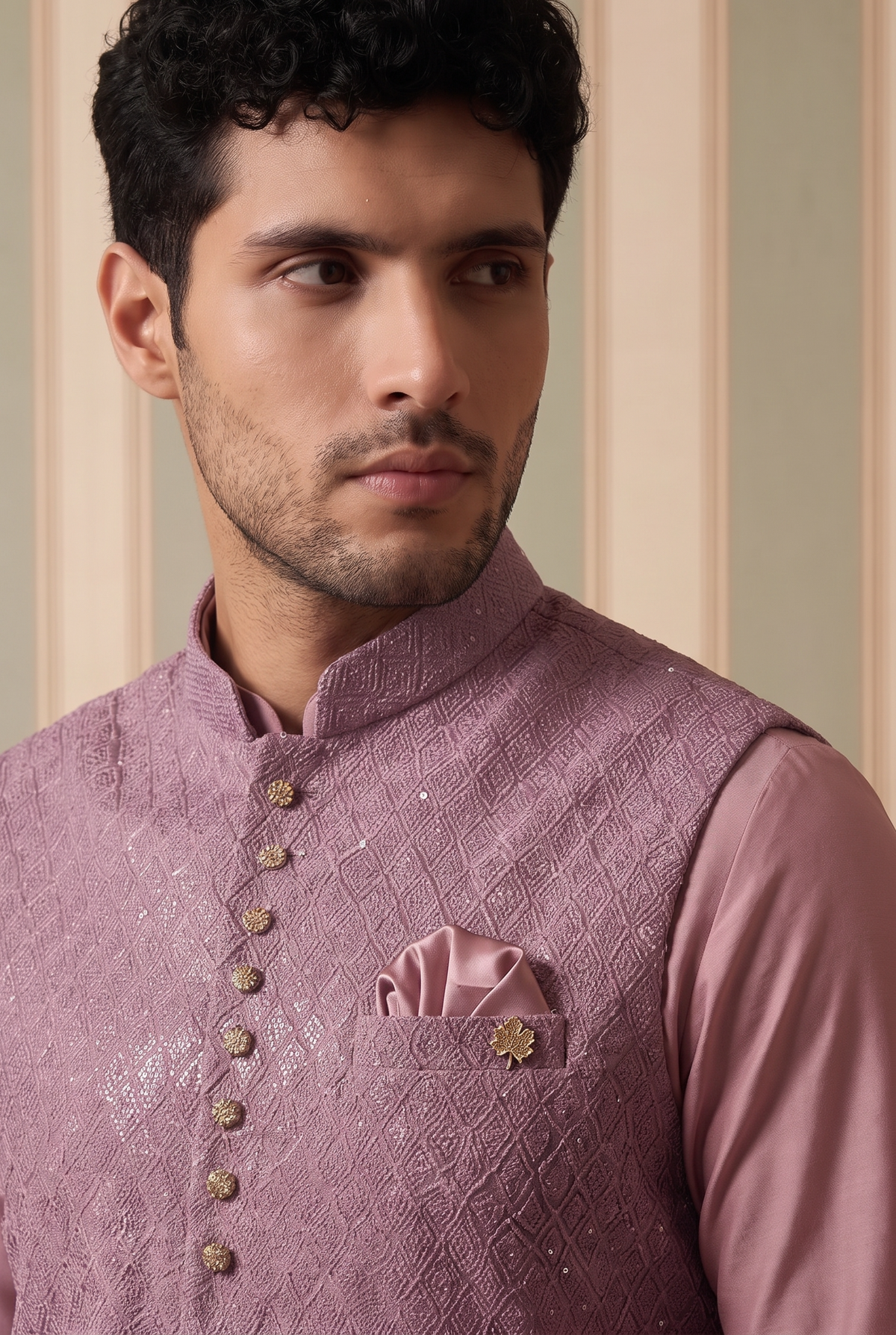 Heritage Jacquard Satin Bandi Jacket