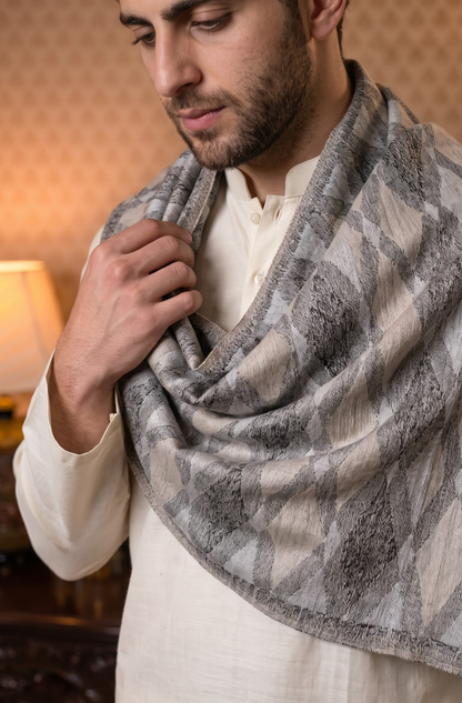 Multicolour Pashmina Jacquard Dupatta