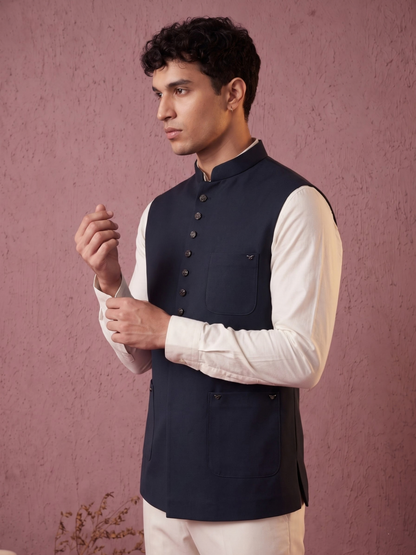 Fine-Finish Suiting Bandi Jacket