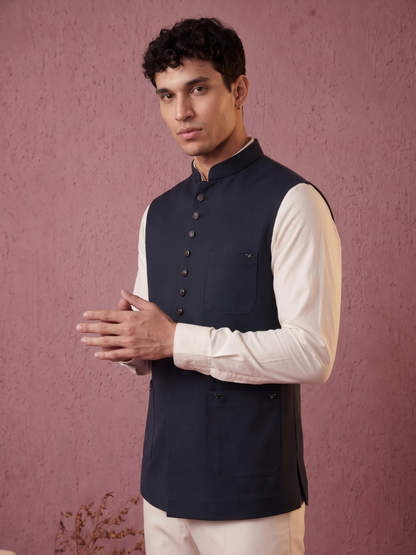 Fine-Finish Suiting Bandi Jacket