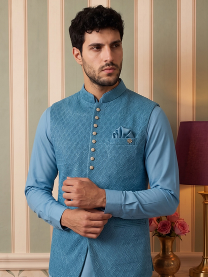 Heritage Jacquard Satin Bandi Jacket