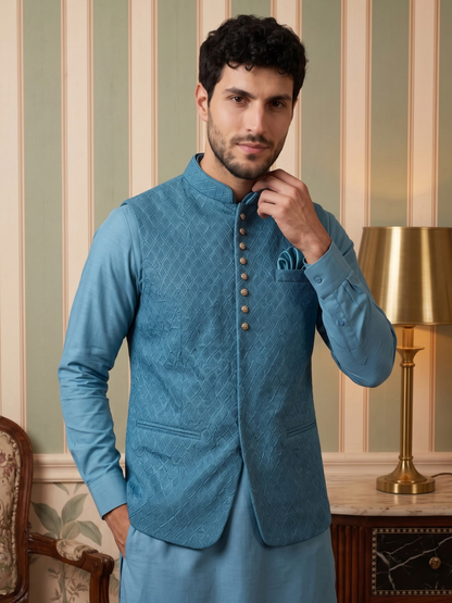 Heritage Jacquard Satin Bandi Jacket