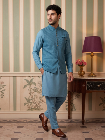 Heritage Jacquard Satin Bandi Jacket