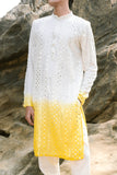 ombre yellow Kurta Set