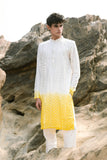 ombre yellow Kurta Set