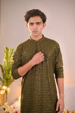 Mehandi Rayon Kurta Set