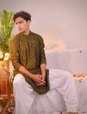 Mehandi Rayon Kurta Set