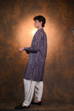 Grey Silk Kurta Set