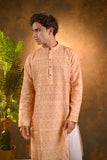 Yellow Cotton kurta set