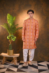 Yellow Cotton Kurta set