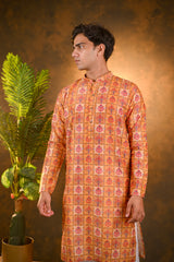 Yellow Cotton Kurta set