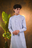 Blue Rayon Kurta Set